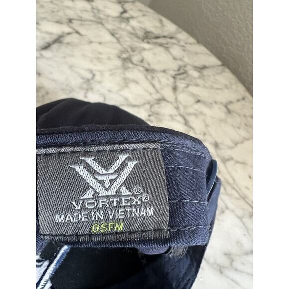 Vortex Optics SnapBack Hat One Size Navy Gray Logo Adjustable - Picture 4 of 4